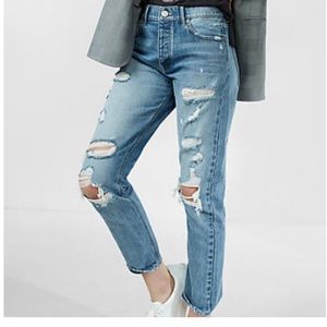 Express Vintage Skinny High Rise Jeans